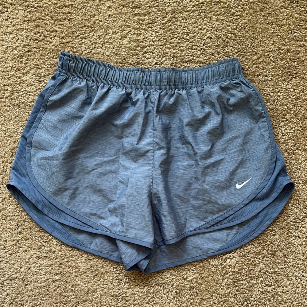 Nike Blue Athletic Shorts Lightweight Moisture-Wicking